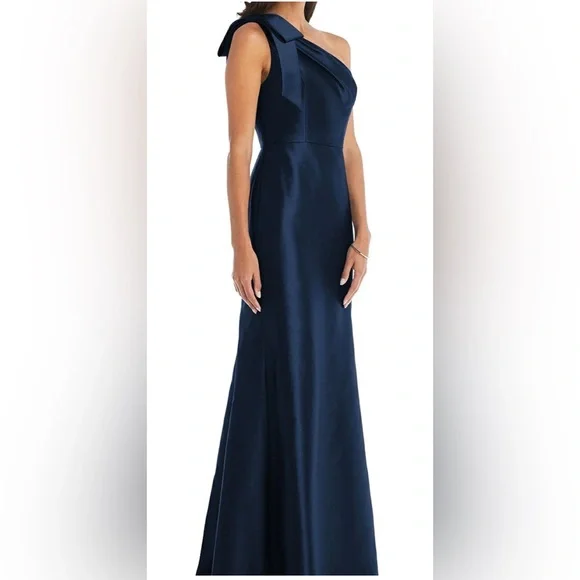 ALFRED SUNG Navy Maxi Dress - Picture 3 of 11